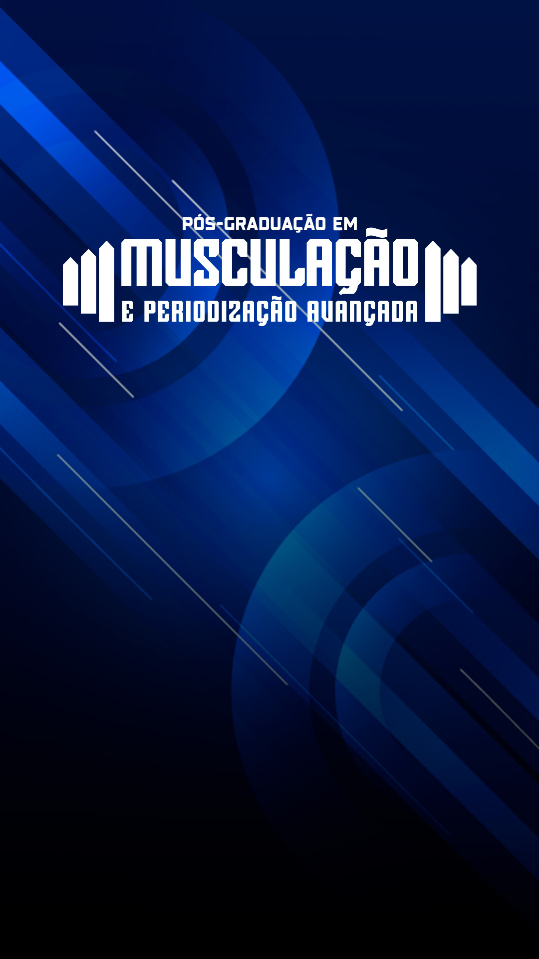 Imagem da página da Pós-graduação em Musculação e Periodização Avançada