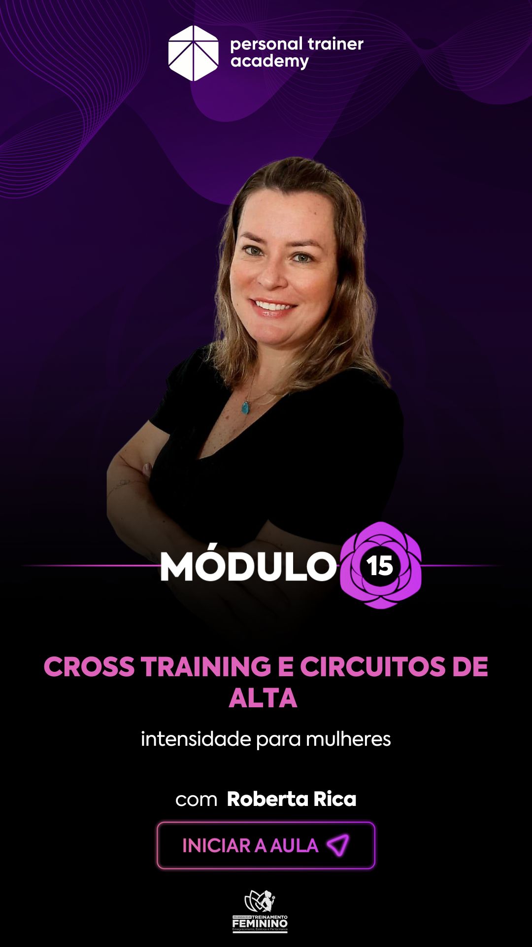 Corpo docente da Pós-Graduação em Treinamento Feminino PTA