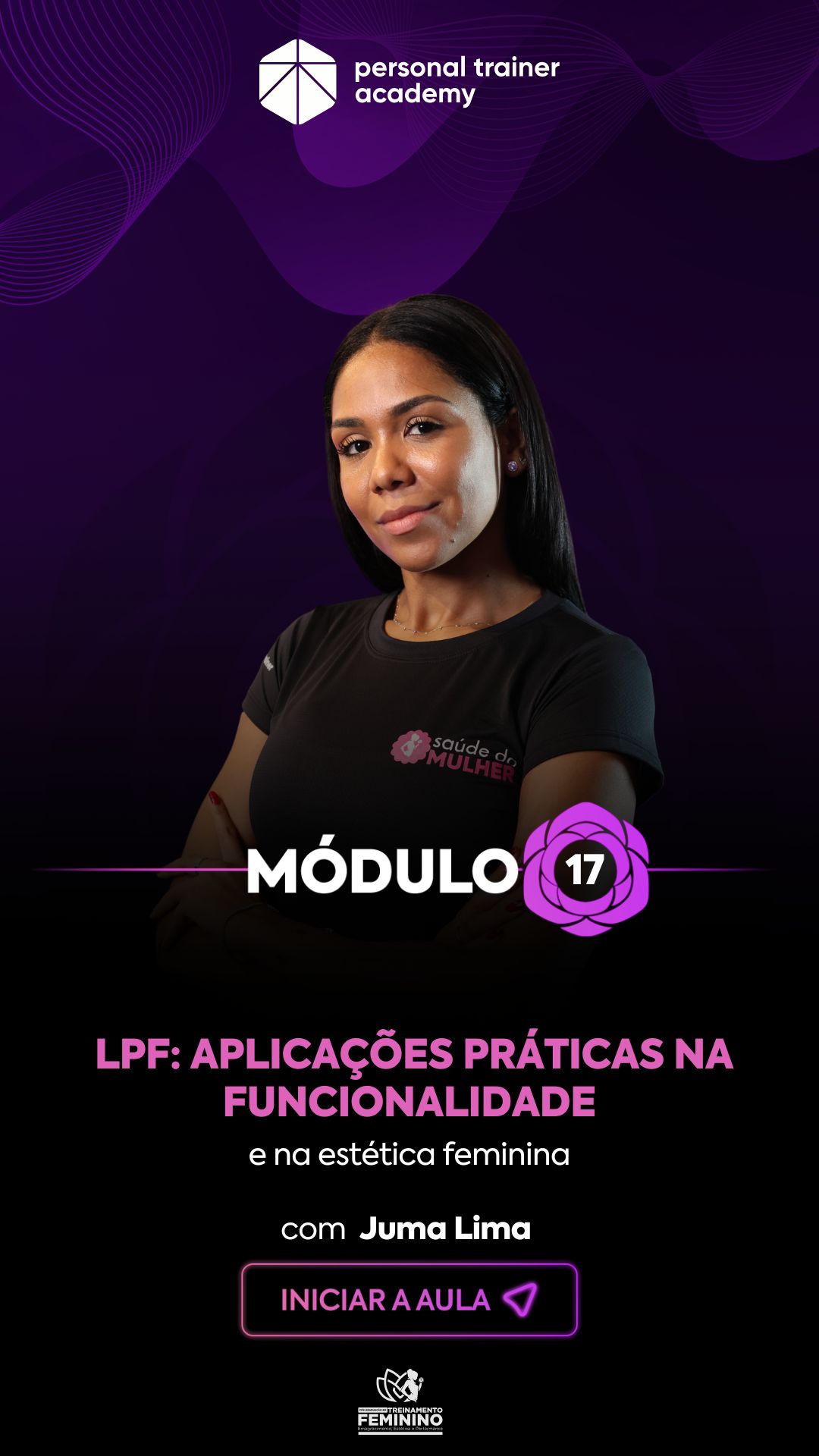 Corpo docente da Pós-Graduação em Treinamento Feminino PTA